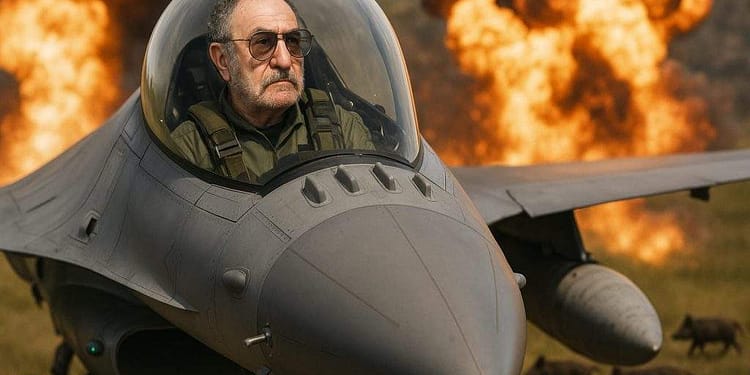 Auzind că e cel mai bun avion de vânătoare, Ţiriac şi-a luat un F35 pentru mistreţi