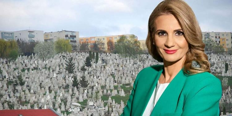 Asa da! Anca Alexandrescu promite ca va face un cimitir printre blocuri