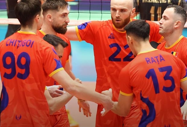 Naționala de volei masculin a României a debutat cu dreptul în Golden League