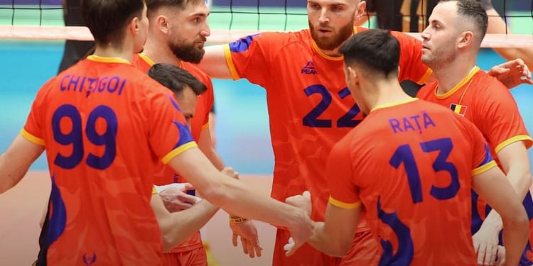 Naționala de volei masculin a României a debutat cu dreptul în Golden League