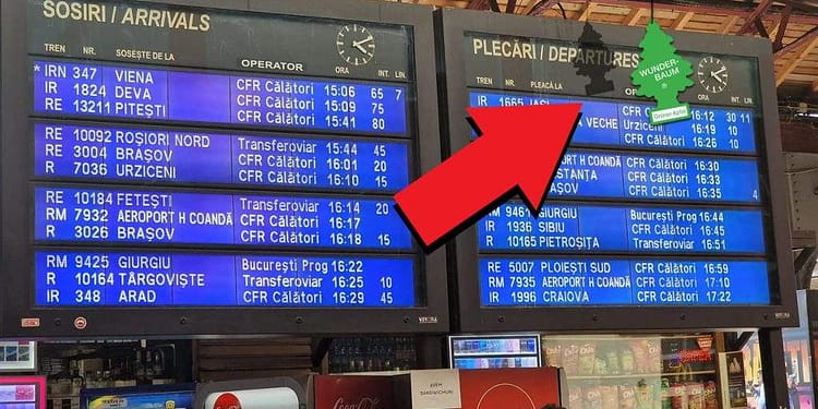 Gara de Nord, prima îmbunătăţire după 30 de ani: s-a agăţat un odorizant în tavan