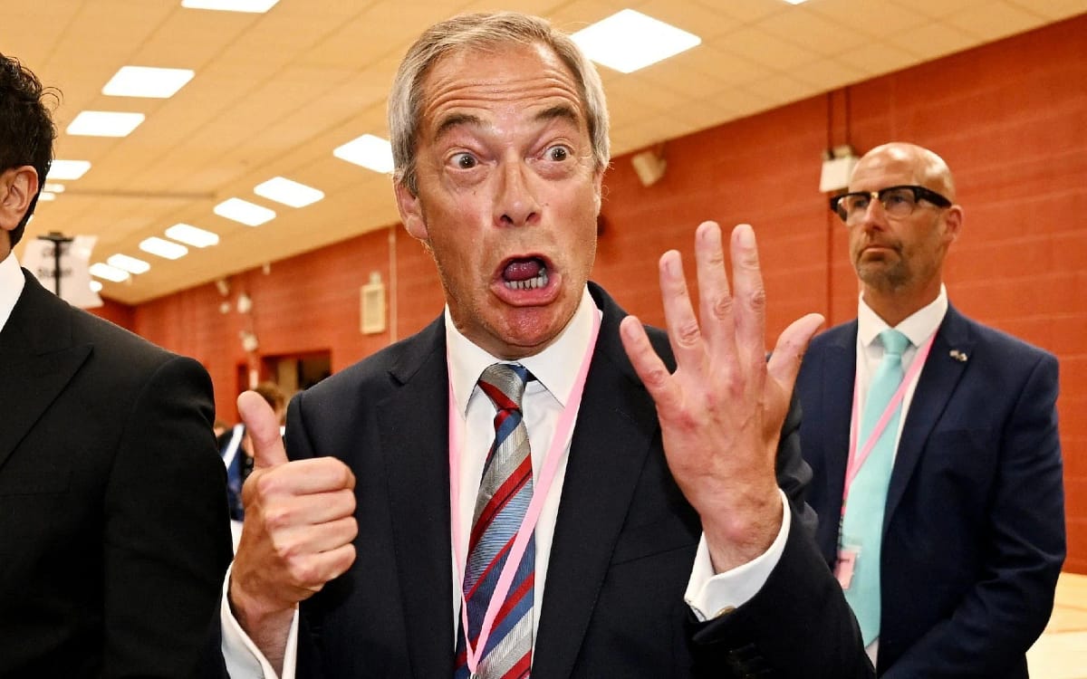 Nigel Farage, liderul formațiunii populiste Reform U.K/ FOTO:X
