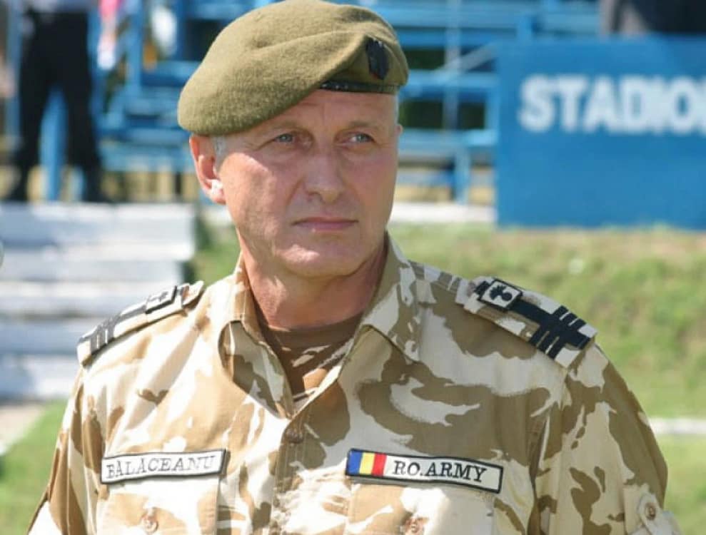 Generalul Virgil Bălăceanu. FOTO: MApN