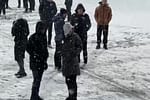 Florin Tănase a rămas cu gura căscată când a văzut cum este deszăpezit Stadionul Municipal din Buzău
