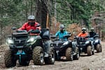 Credință. Sute de cocalari s-au dus pe ATV-uri să ia lumină de la o bisericuță din creierii munților