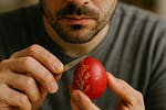Economie: 24% dintre români răzuiesc vopseaua de pe ouăle de Paşti ca să o folosească şi la anul