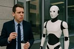 Un corporatist înlocuit de un robot la job nu înțelege de ce ăla nu ia pauze de țigară