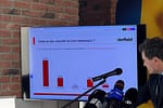 VIDEO Nicușor Dan a prezentat un prim sondaj de opinie pentru turul doi al prezidențialelor, realizat de Verifield la comanda lui. Cum se împart procentele