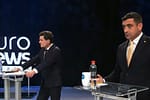 VIDEO Contre între candidați la o întrebare despre cursul euro. Simion: „Mai lipsea să fiu acuzat că sunt vinovat și de nealegerea noului papă” / Dan: „Să nu o dăm în politicianism”