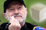 Suflet bun! Ca să-l consoleze pe Simion, Becali l-a iertat de datoria aia de 3 tone de brânză