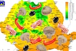 ANM anunţă vreme capricciosa în România. Va ploua cu şuncă, ciuperci, măsline şi ardei gras