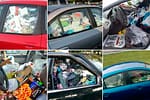 Un român are atâtea peturi în mașină că și-a dezactivat airbagurile