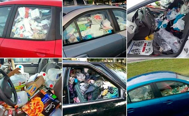 Un român are atâtea peturi în mașină că și-a dezactivat airbagurile