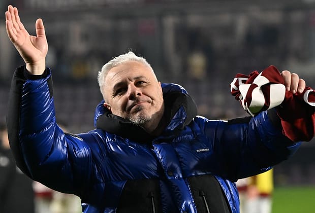 Marius Șumudică, ironii la adresa FCSB-ului: „În campionat au 2-3.000 de fani, dar se umflă până la 7 mii”