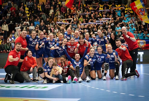 SCM Rm. Vâlcea a reușit cea mai bună repriză a sezonului și a câștigat grupa B din European League la handbal feminin