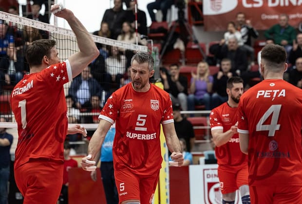 Dinamo București, CAMPIOANA României la volei masculin, după trei decenii de la ultimul titlu! Sală plină la Brașov