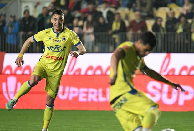 Reacția lui Alex Mateiu, după primul gol marcat în ultimii trei ani