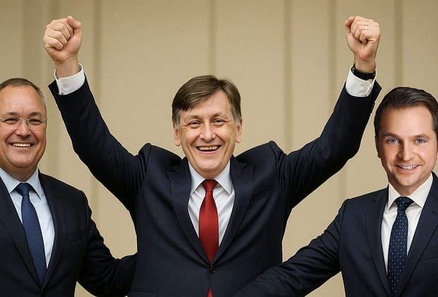 Primarul Burduja şi preşedintele Ciucă îl felicită pe Crin pentru scorul din sondajele PNL