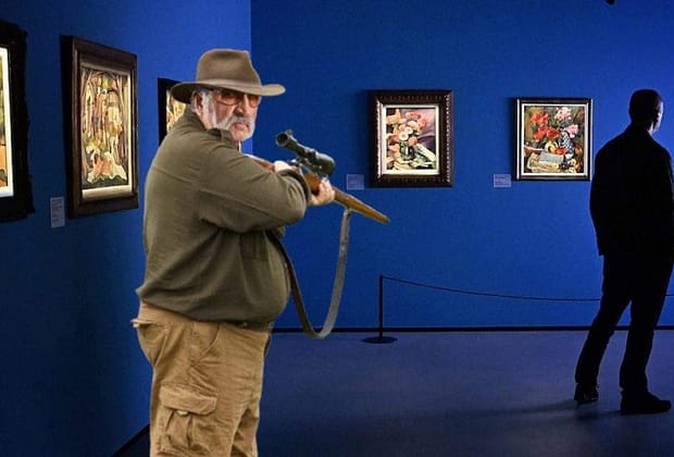 Şoc în lumea artei. Ţiriac s-a dus la Art Safari şi a împuşcat tablourile