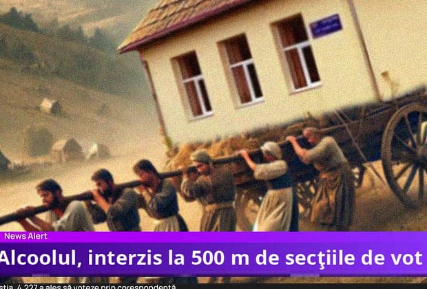 Vasluienii însetaţi au luat secția de vot pe sus și au mutat-o la 501 metri de birt