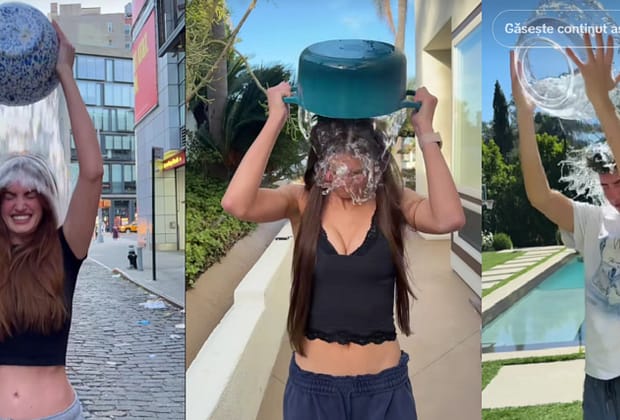 Ice Bucket Challenge revine pe rețelele sociale, 11 ani mai târziu. Influencerii luptă pentru sănătatea mintală