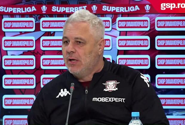 Marius Șumudică, nemulțumit de prestația elevilor săi: „Nu înțeleg aceste discrepanțe între jocuri. Nu ne-a dominat nimeni ca Dinamo”