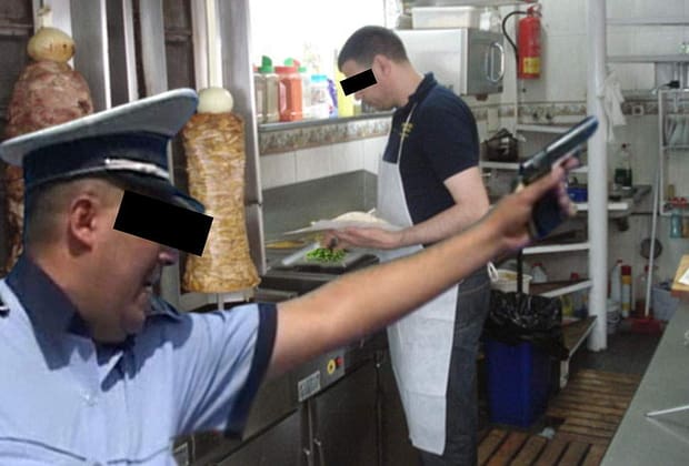 Percheziţii în şapte şaormerii împotriva unei reţele extremiste care punea pătrunjel