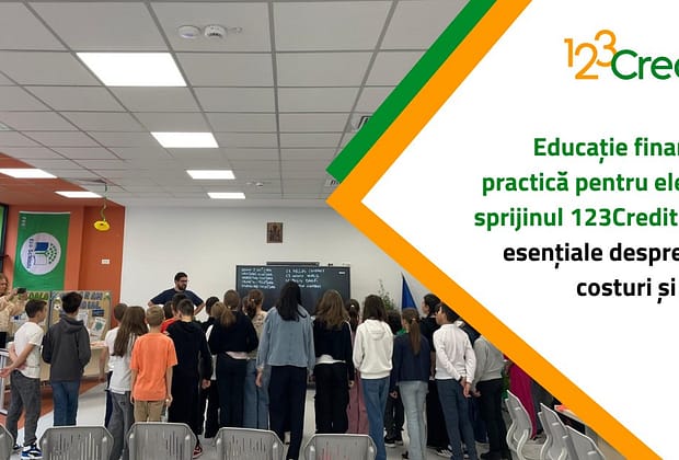 Educație financiară practică pentru elevi, cu sprijinul 123Credit: lecții esențiale despre bani, costuri și profit