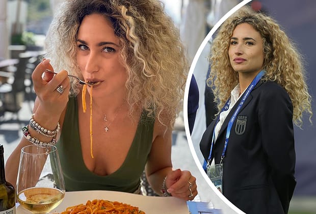 Italia a venit cu nutriționistul la meciul contra României Under 21 » Cine este Maria Luisa, apariția misterioasă din staff-ul Squadra Azzurra