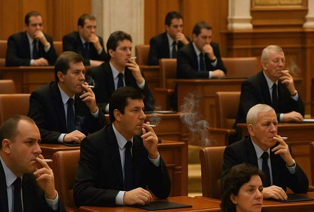 E oficial. Parlamentarii nefumători nu vor mai primi 900 de lei pe lună spor de ţigări