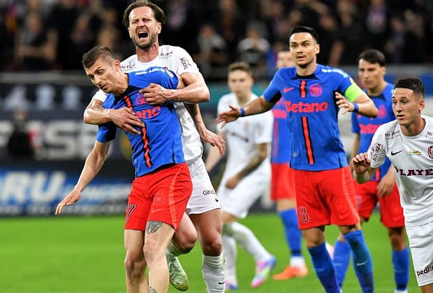 Vine „tripla” pentru FCSB? Superliga se reia azi! Marile favorite la titlu, plusuri, minusuri, vedete și surprizele care ar putea răsturna ierarhia » Votează în sondaj: cine ia campionatul?