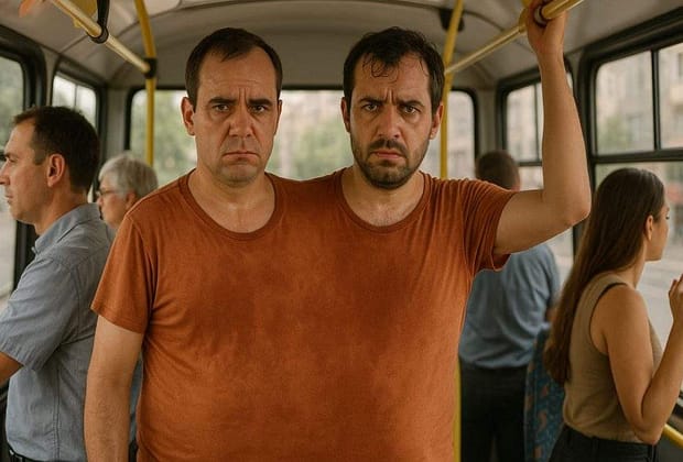 Caz rar de fraţi siamezi. Doi români s-au contopit într-un autobuz fără aer condiţionat
