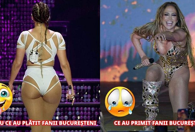 Jennifer Lopez, lipsă de respect faţă de fanii bucureşteni: nu le-a arătat curul
