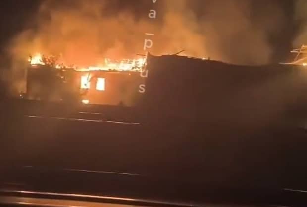 VIDEO Atac ucrainean de amploare asupra unei gări din regiunea rusă Volgograd. Imagini cu flăcări uriașe publicate de localnici / Ce spune guvernatorul rus