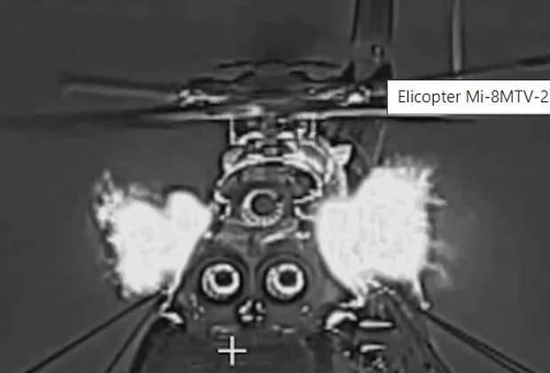 Imagini rare cu elicoptere Mi-8 luând la țintă drone Shahed cu mitraliere americane