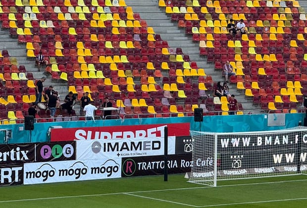 Galeria Rapidului încalcă regulamentul FRF la derby-ul cu FCSB?! Detaliul surprins pe Arena Națională