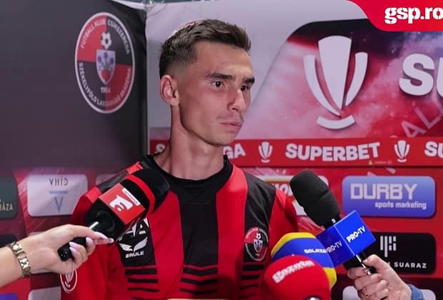 Csikszereda vs. FCSB 1-1 » Ervin Bakos, surprins că este vecin de clasament cu campioana României: „Atmosfera ne-a ajutat foarte mult”