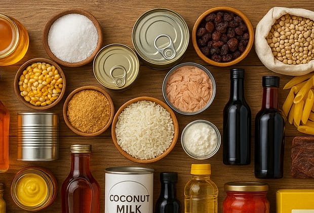 30 de alimente care nu expiră niciodată – ghidul complet pentru cămara ta de urgență. Unele te vor surprinde