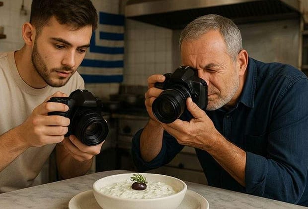 Doi români arestați în Grecia pentru spionaj. Au fotografiat rețeta secretă de tzatziki