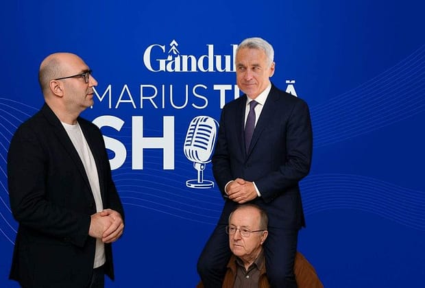 Călin Georgescu, fața-n față cu Marius Tucă după ce s-a urcat în spatele lui Ion Cristoiu