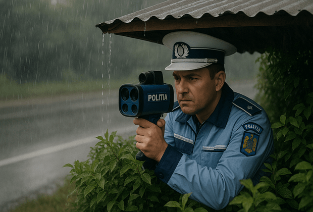 MAI va moderniza 4.000 de boscheți, ca să poată pândi polițiștii cu radarul și când plouă