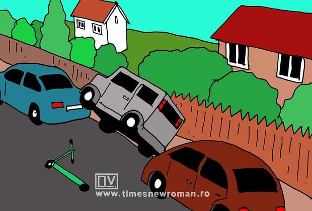 Dacia Hipster parcată corect