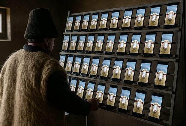 Fermele de boţi sunt nimic! Un sibian are o stână de boţi cu peste 3000 de conturi false de oi