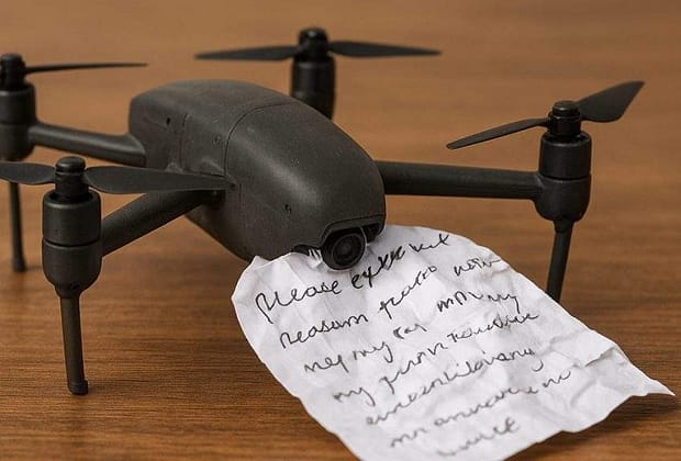 12.000 de elevi vasluieni au susținut azi că le-a căzut o dronă peste caietul cu teme