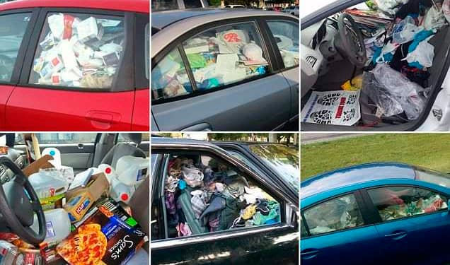 Un român are atâtea peturi în mașină că și-a dezactivat airbagurile