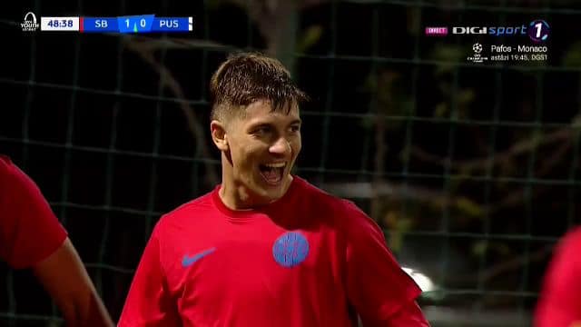 Ce transfer inspirat a făcut Gigi Becali! Alex Stoian, gol superb pentru FCSB în UEFA Youth League