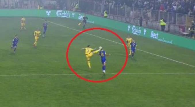 Avem imagini! Cum arată fruntea lui Nikola Katic după lovitura brutală primită de la Denis Drăguș