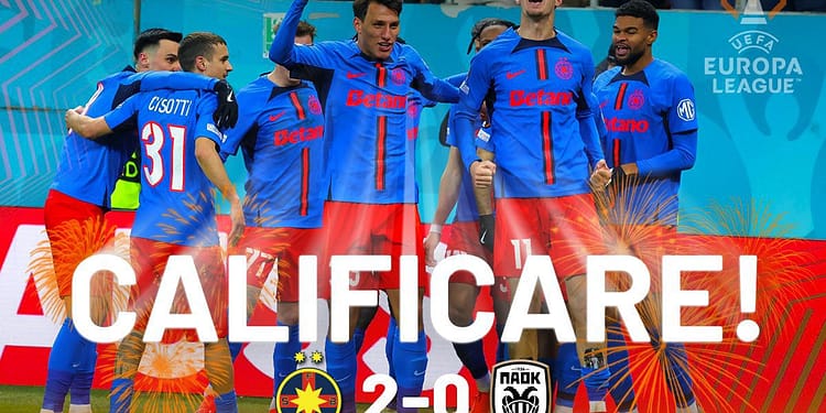 FCSB -off-ul pentru optimile Europa League » Cisotti deschide scorul pe Aren Națională