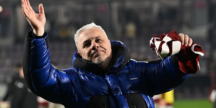 Marius Șumudică, ironii la adresa FCSB-ului: „În campionat au 2-3.000 de fani, dar se umflă până la 7 mii”