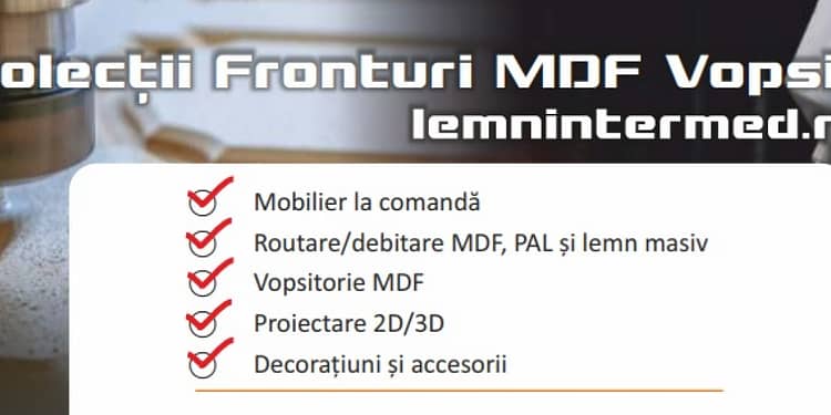 Fronturi MDF Vopsit